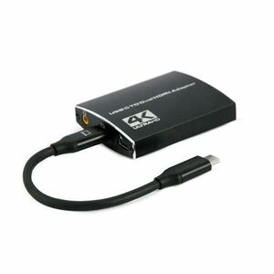 Gembird A-CM-HDMIF2-01 Adaptor USB-C la dublu HDMI 4K 60Hz Negru A-CM-HDMIF2-01 imagine