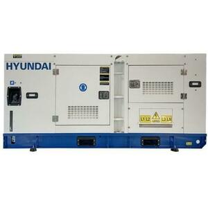 Generator Curent Electric Hyundai DHY100L, 88000 W, Diesel, Pornire Electrica, Trifazat (Alb) imagine