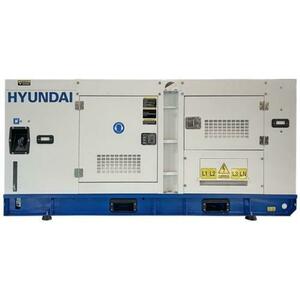 Generator Curent Electric Hyundai DHY80L, 70000 W, Diesel, Pornire Electrica, Trifazat (Alb) imagine