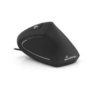 Mouse PC MediaRange, 2400 DPI, USB 1.7m (Negru) imagine