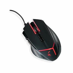 Mouse de gaming cu fir MediaRange, 4000 DPI (Negru/Rosu) imagine