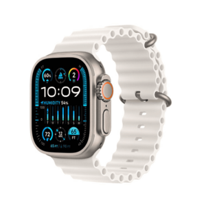 Smartwatch Apple Watch Ultra 2 GPS + Cellular, 49mm Titanium Case with White Ocean Band imagine
