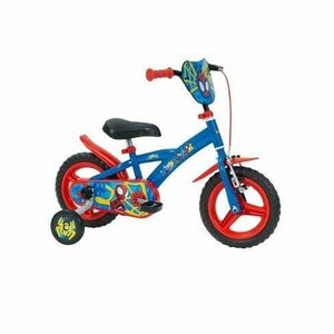 Bicicleta pentru copii SpiderMan, roti 12inch, Albastru/Rosu imagine