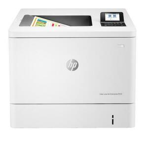 Imprimanta HP LaserJet Enterprise M554dn (7ZU81A), A4, Color, 33 ppm, Duplex, USB, Retea (Alb) imagine