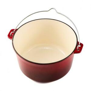 Ceaun din fonta, emailat, 25 X 14 CM, 5 L, COOKING BY HEINNER imagine