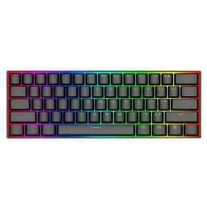 Tastatura gaming mecanica Redragon Dragonborn, iluminare RGB, switch-uri rosii (Negru) imagine