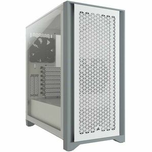 Carcasa 4000D AIRFLOW Tempered Glass Mid-Tower ATX, White imagine