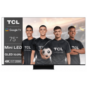 Televizor MiniLed TCL, 189 cm, Smart Google TV, 4K Ultra HD, 100hz, Clasa F imagine