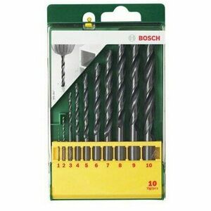 Set 10 burghie pentru metal Bosch 2607019442, 1-10 mm dimensiune imagine