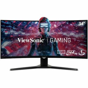 Monitor Gaming Curbat LED VA ViewSonic 34'' WQHD, 144Hz, 1ms, HDMI, Display Port imagine