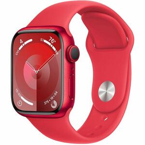 Watch 9, GPS, Carcasa RED Aluminium 41mm, RED Sport Band - M/L imagine