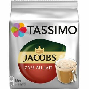 Capsule cafea, Jacobs Tassimo Café au Lait, 16 bauturi x 180 ml, 16 capsule imagine