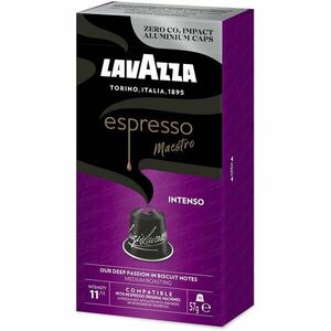 Cafea capsule Lavazza Intenso, compatibile Nespresso, aluminiu, 10x5, 7g imagine