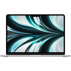 Laptop Apple MacBook Air 13, cu procesor Apple M2, 8 nuclee CPU si 8 nuclee GPU, 16GB, 256GB, Silver, INT KB imagine