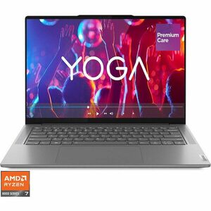 Laptop Lenovo Yoga Pro 7 14AHP9 cu procesor AMD Ryzen™ 7 8845HS pana la 5.1GHz, 14.5, 3K, IPS, 120Hz, 16GB LPDDR5x, 1TB SSD, AMD Radeon™ 780M Graphics, No OS, Luna Grey imagine