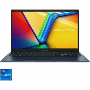 Laptop ASUS Vivobook 15 A1504VA cu procesor Intel® Core™ i7-1355U pana la 5.0GHz, 15.6'', Full HD, IPS, 60Hz, 16GB DDR4, 512GB SSD, Intel Iris Xᵉ Graphics, No OS, Quiet Blue imagine