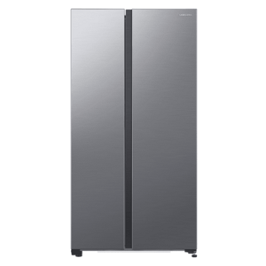 Side by side Samsung RS62DG5003S9EO, 655 l, No frost, All around Cooling, Smart Things WiFi, AI Energy, Clasa E, H 178 cm, Inox imagine