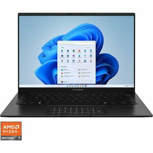 Laptop ASUS Zenbook 14 OLED UM3406HA cu procesor AMD Ryzen™ 7 8840HS pana la 5.1 GHz, 14'', Full HD, OLED, 60Hz, 16GB LPDDR5X, 1TB SSD, AMD Radeon™ Graphics, Windows 11 Pro, Jade Black imagine