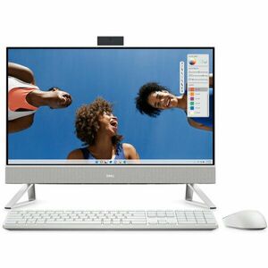 Sistem All-in-One Dell Inspiron 5430 cu procesor Intel® Core™ 5 120U pana la 5.00 GHz, 23.8, Full HD, 16GB DDR4, 1TB SSD, Intel® Graphics, Windows 11 Pro, Pearl White, 3 Onsite Hardware Service Extension imagine