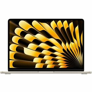 Laptop Apple MacBook Air 13.6'', cu procesor Apple M3, 8 nuclee CPU si 10 nuclee GPU, 16GB, 256GB, Starlight, INT KB imagine