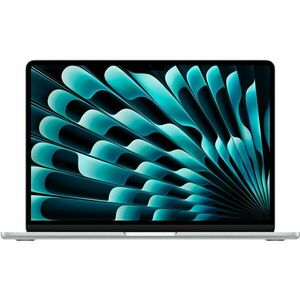 Laptop Apple MacBook Air 13.6'', cu procesor Apple M3, 8 nuclee CPU si 10 nuclee GPU, 16GB, 1TB, Silver, INT KB imagine