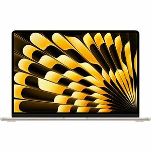 Laptop Apple MacBook Air 15.3'', cu procesor Apple M3, 8 nuclee CPU si 10 nuclee GPU, 16GB, 256GB, Starlight, INT KB imagine