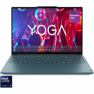 Laptop Yoga Pro 9 16IMH9 cu procesor Intel® Core™ Ultra 9 185H pana la 5.1GHz, 16, 3.2K, Mini LED, 165Hz, 64GB LPDDR5x, 1TB SSD, NVIDIA® GeForce RTX™ 4070 8GB GDDR6, Windows® 11 Home, Tidal Teal imagine