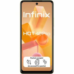 Telefon Mobil Infinix Hot 40 Pro Dual Sim 8GB 256GB 4G Horizon Gold imagine