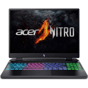 Laptop Acer Gaming 16'' Nitro 16 AN16-42, WQXGA IPS 165Hz, Procesor AMD Ryzen™ 7 8845HS (16M Cache, up to 5.10 GHz), 16GB DDR5, 1TB SSD, GeForce RTX 4070 8GB, No OS, Obsidian Black imagine