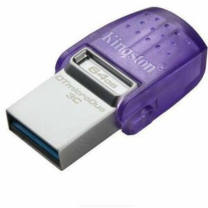 Memorie USB Kingston 64GB DataTraveler microDuo 3C 200MB/s dual USB-A + USB-C imagine