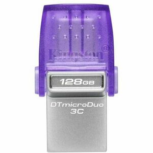 Memorie USB Kingston 128GB DataTraveler microDuo 3C 200MB/s dual USB-A + USB-C imagine