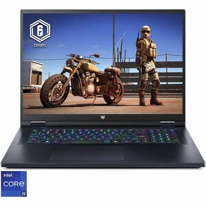 Laptop Gaming Acer Predator Helios 18 PH18-71 cu procesor Intel® Core™ i9-13900HX pana la 5.40 GHz, 18, WQXGA, IPS, 165Hz, 32GB DDR5, 1TB SSD, NVIDIA® GeForce RTX™ 4070 8GB GDDR6, No OS, Black imagine