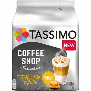 Cafea capsule Tassimo Coffee Shop Toffee Nut Latte, 16 capsule, 8 bauturi, 268g imagine