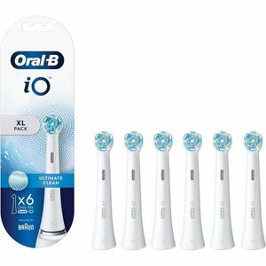 Set 4 x Capete periuta de dinti, Oral-B, iO Ultimate Clean, Alb imagine