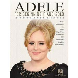 Adele For Beginning Piano Solo Partituri imagine