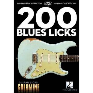 Hal Leonard 200 Blues Licks Guitar Partituri imagine