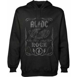 AC/DC Hoodie Unisex Pullover Hoodie Cannon Swig Black XL imagine
