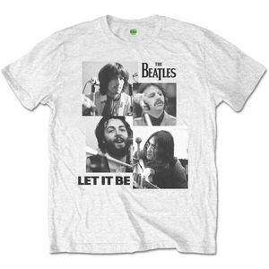 The Beatles Tricou Let it Be Unisex White L imagine