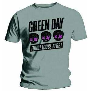 Green Day Tricou hree Heads Better Than One Unisex Gri S imagine