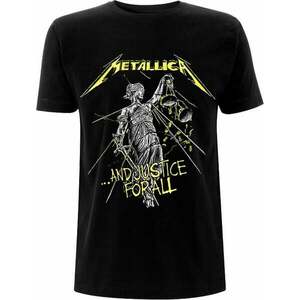 Metallica Tricou And Justice For All Tracks Unisex Black M imagine