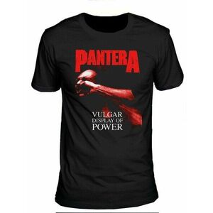 Pantera Tricou Unisex Vulgar Display of Power Red Unisex Black S imagine