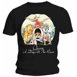 Queen Tricou A Day At The Races Unisex Black XL imagine