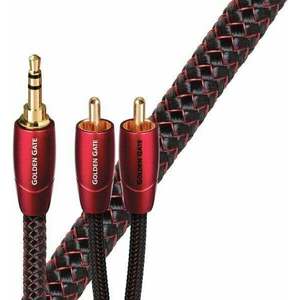AudioQuest Golden Gate 0, 6 m Roșu Hi-Fi AUX cablu imagine
