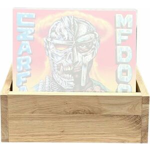 Music Box Designs A Vulgar Display of Vinyl 12" Vinyl Storage Cutie pentru înregistrări LP Natural imagine
