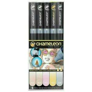 Chameleon Pastel Tones Marker de umbrire Pastel Tones 5 buc imagine