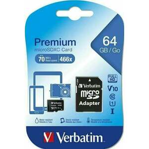 Verbatim SDXC 64GB micro Premium Micro SDXC 64 GB Carduri de memorie imagine