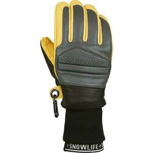Snowlife Classic Leather Glove Charcoal/DK Nomad M Mănuși schi imagine