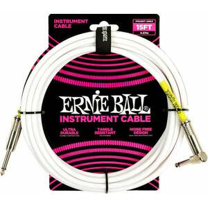 Ernie Ball P06400 Alb 4, 6 m Drept - Oblic imagine