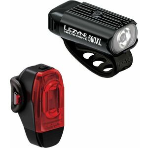 Lezyne Hecto Drive 500XL/KTV Drive+ Pair Black 500 lm-40 lm Față-Spate Lumini bicicletă imagine