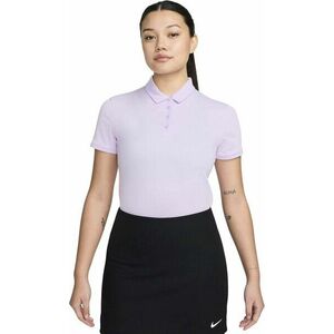 Nike Dri-Fit Victory Solid Womens Polo Violet Mist/Black L imagine